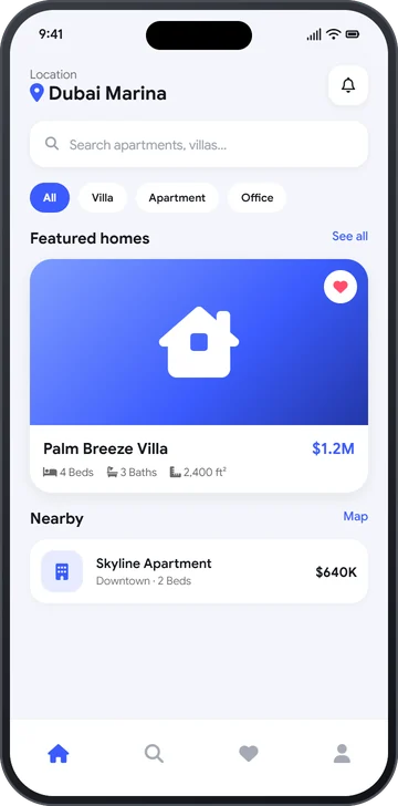Real estate app